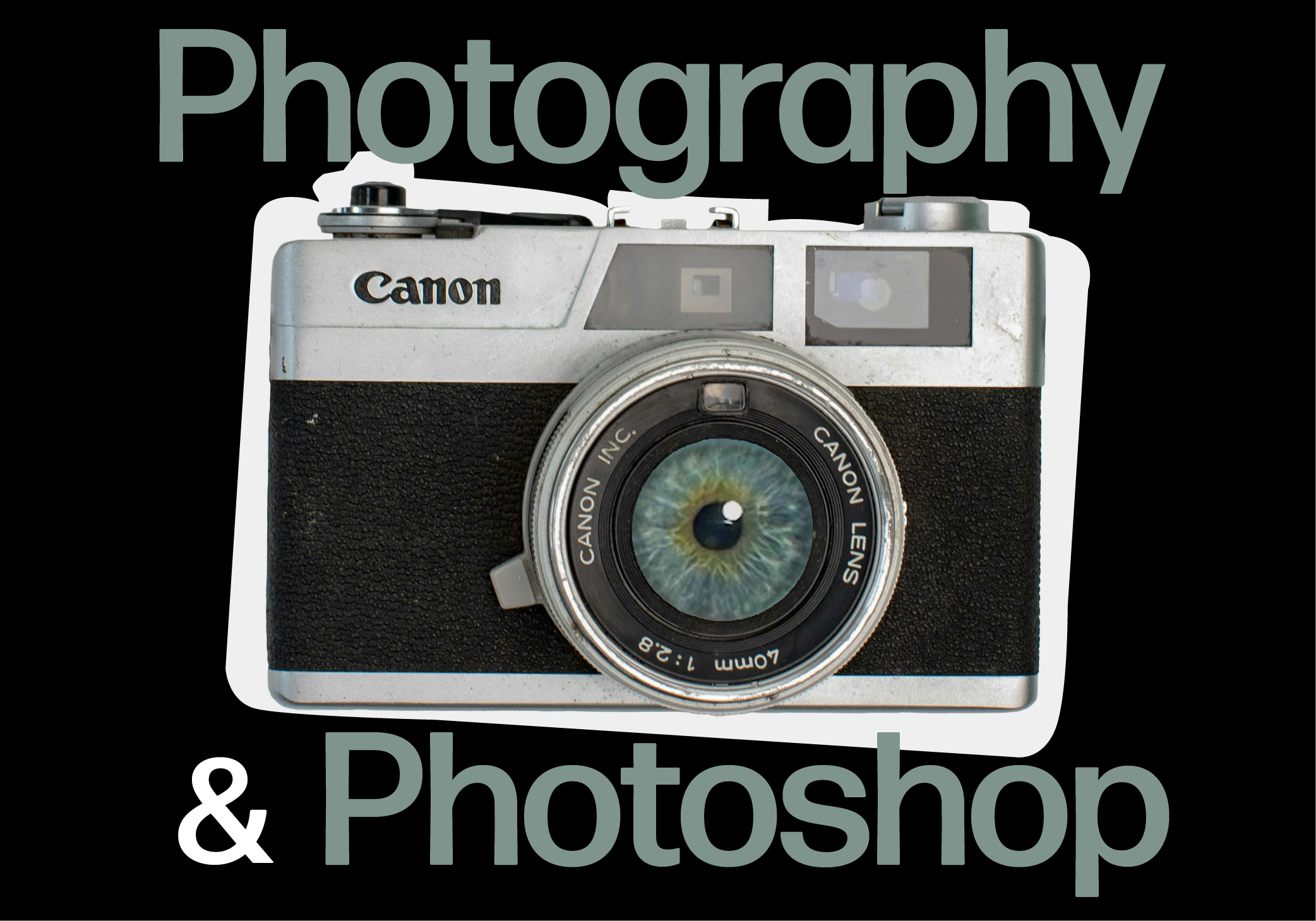 Text that says "Photography and Photoshop".