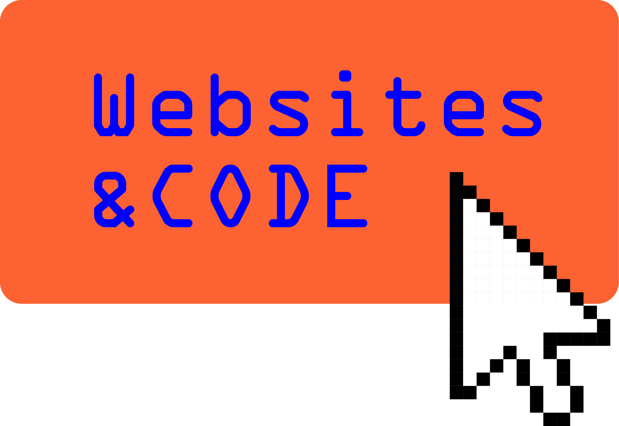 Text that says "Websites and Code".